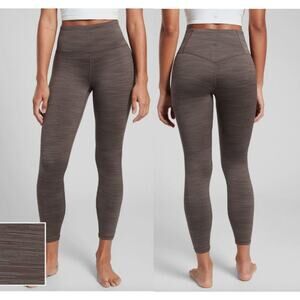 Athleta Elation Space Dye 7/8 Tights in Coffee House